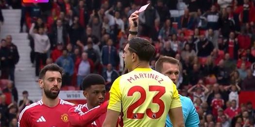 维拉跟队谈大马丁染红：大错特错的判罚！无法接受赛季这样结束